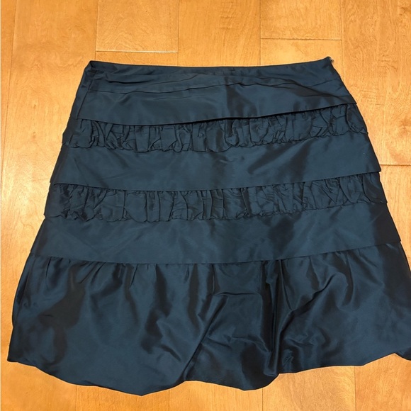 MaxMara Max& Co mini bubble hem skirt navy sz XS/S - Picture 1 of 6
